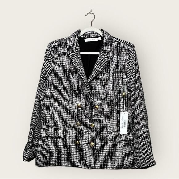 NWT | Bishop & Young | Cavalli Blazer | Metallic Tweed | Large - Picture 2 of 15